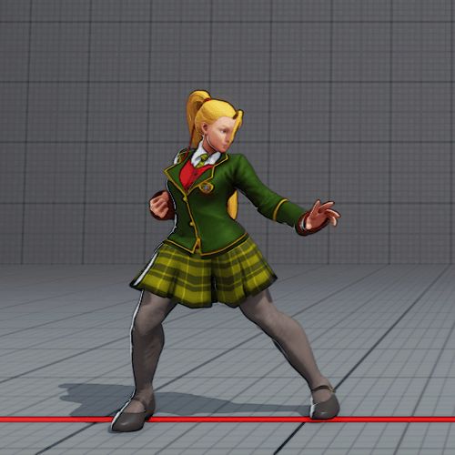 Cammy's forehead change in SF6 vs SF5 classic costume is