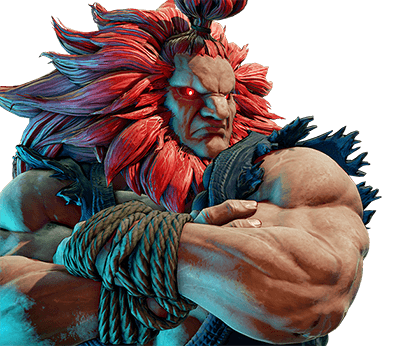 Akuma from Street Fighter - By @winglessfalcon on Itaku