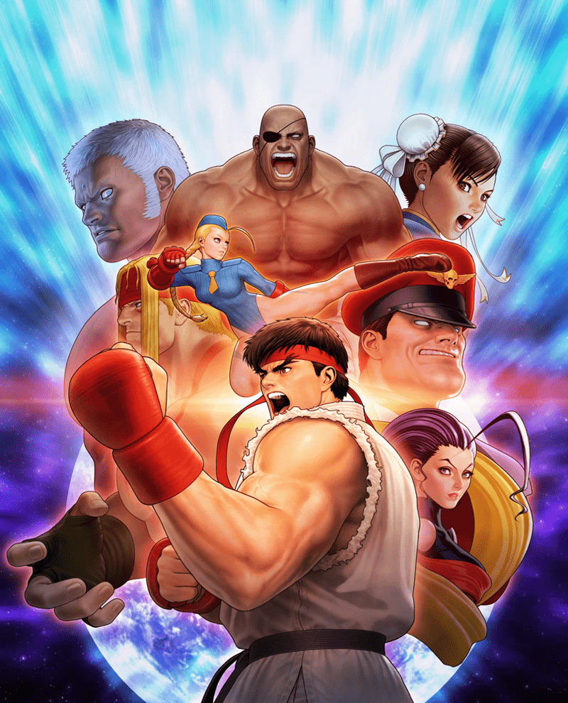 Street Fighter II Movie Chun-Li VS Vega Key Art by