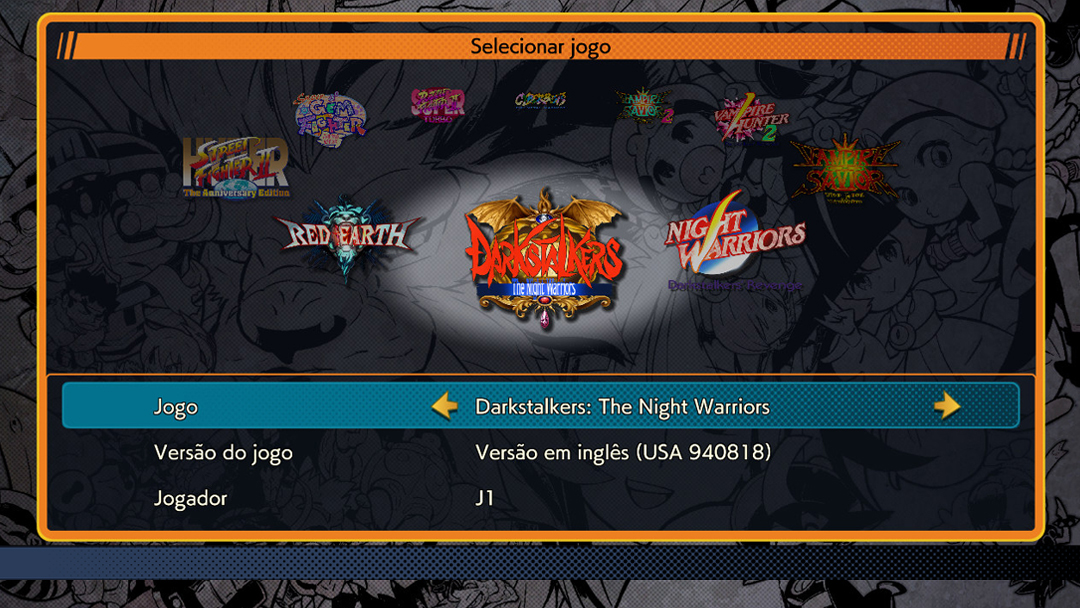 Jogo offline  Manual online oficial do Capcom Fighting Collection