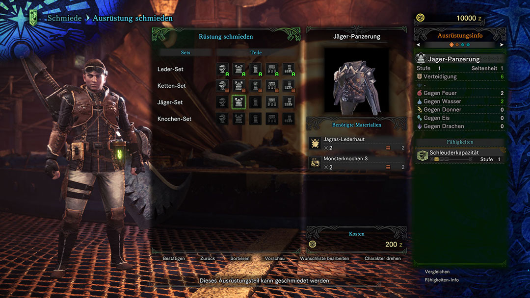 Monster Hunter World Iceborne Offizielle Anleitung im Deine Rüstungen verbessern