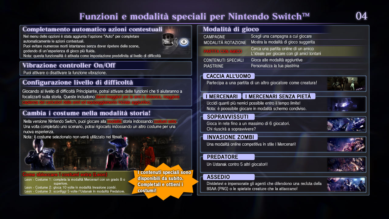 Resident Evil 6 Official Web Manual