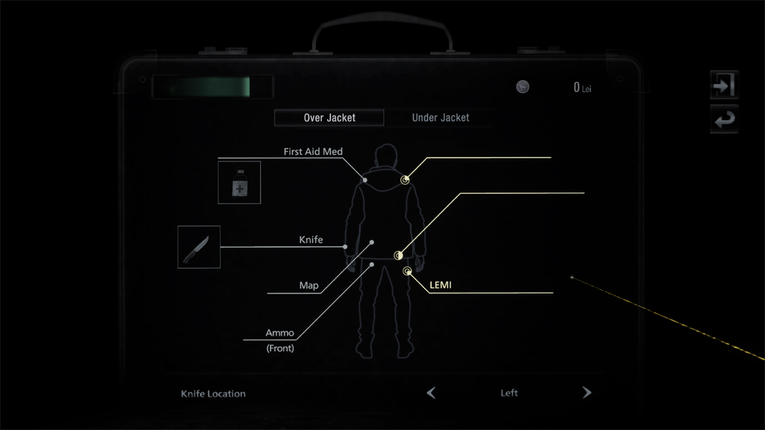 The Inventory Screen  Resident Evil Village Official Web Manual