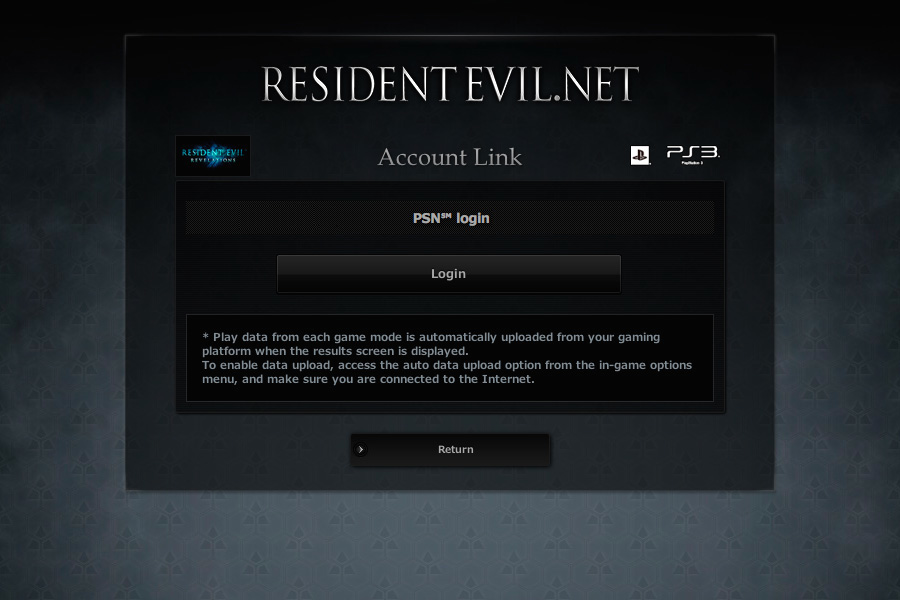 Account Link Information, About Resident Evil.Net