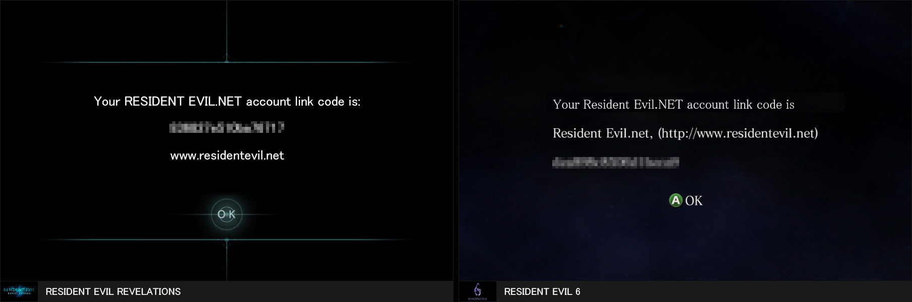 resident evil switch code