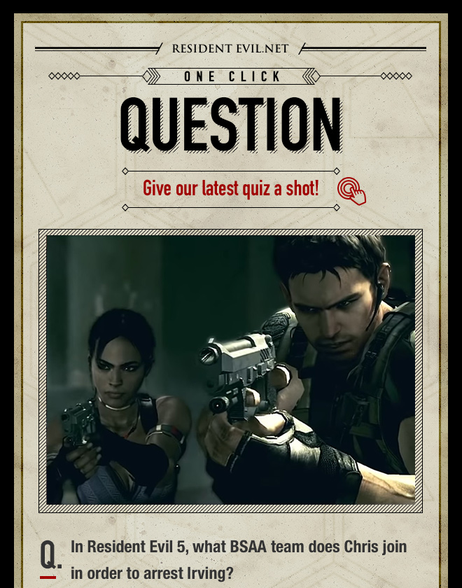 Resident Evil 5 Quizzes