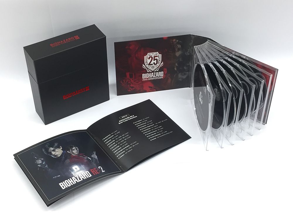 シリーズ25周年を記念する豪華7枚組CD-BOX「BIOHAZARD SOUND CHRONICLE