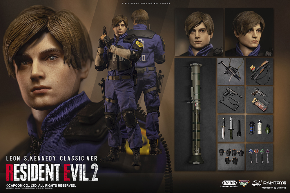 Resident Evil 2 Remake - Leon and Claire Figures by DAMTOYS - The