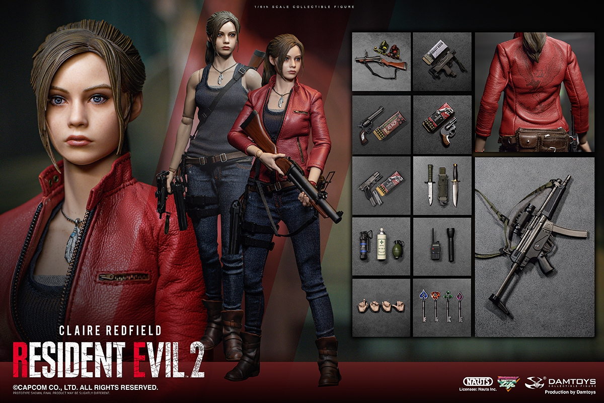 Nauts and DAMTOYS present Resident Evil 2 Claire Redfield 1/6 Collectible  Figure!, News, Resident Evil Portal