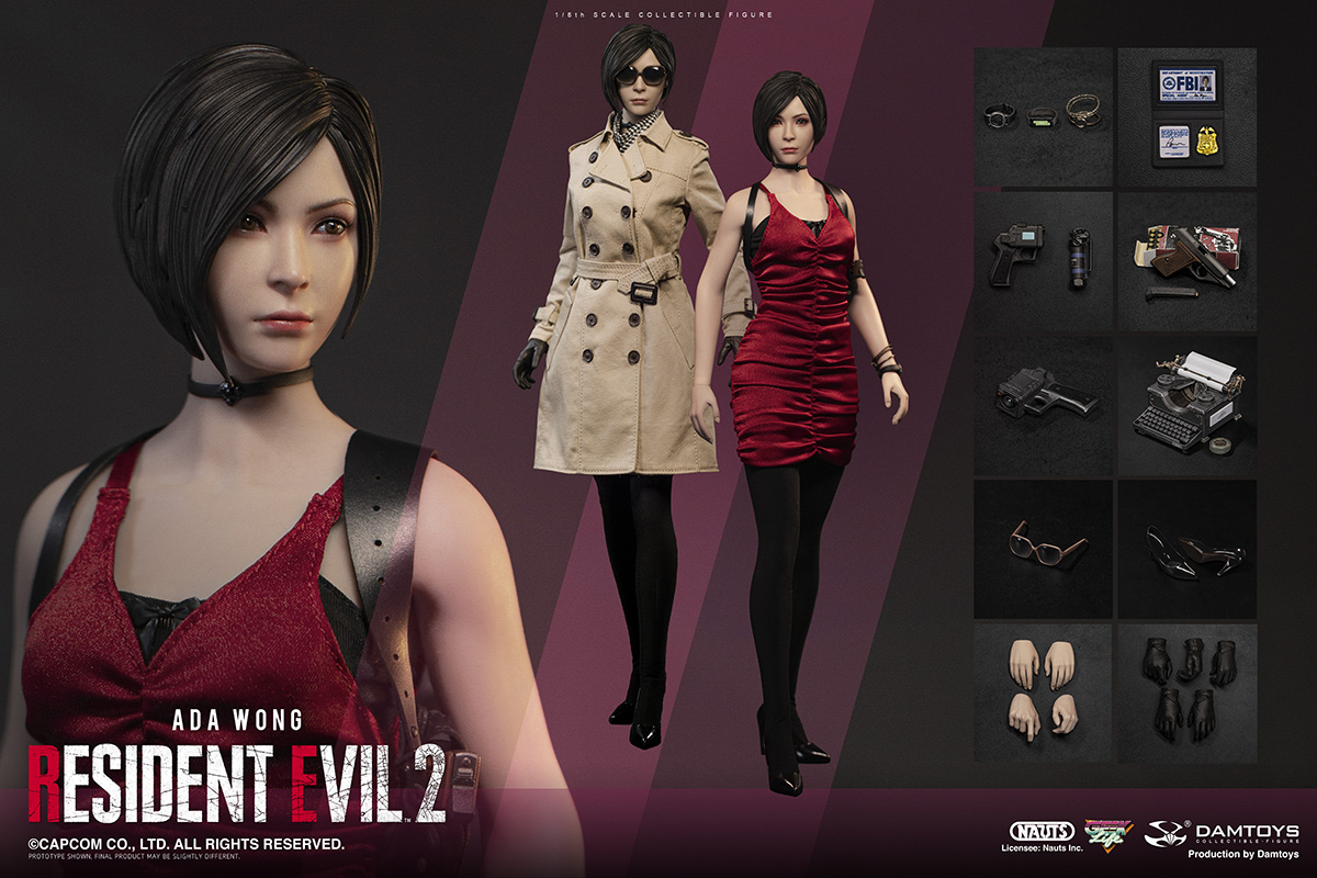 Nauts and DAMTOYS present Resident Evil 2 Ada 1/6 Collectible Figure!, News, Resident Evil Portal