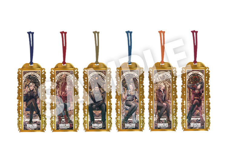 バイオハザード30周年　メタルブックマーカー　セット