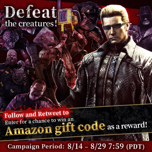 Win a Gift Code!] Follow and retweet to Defeat the creatures, as
